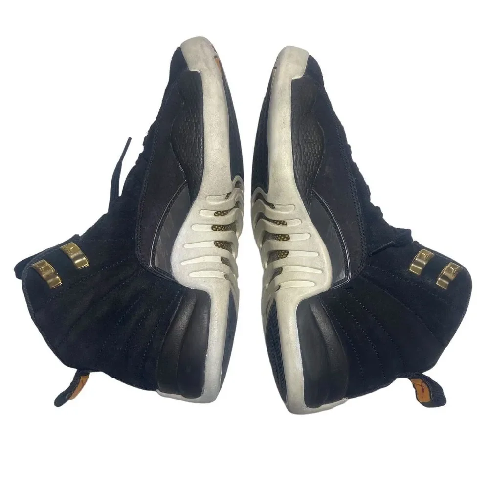 Nike Air Jordan 12 Retro GS Reverse Taxi Size 4.5 Youth Kids 153265-017 Black